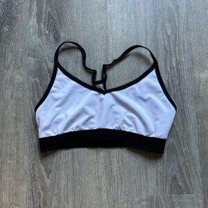 Victoria’s Secret PINK Ultimate white black sport bra size large